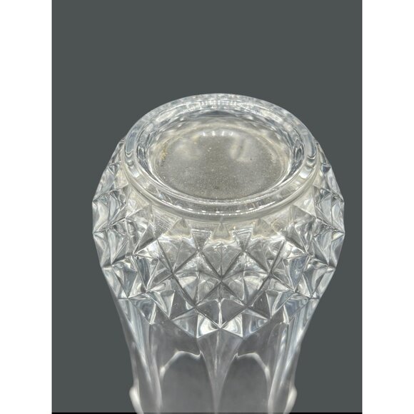 Cristal D'Arques -Durand Longchamp Crystal Clear High Ball Glass Diamond Design - Picture 4 of 4